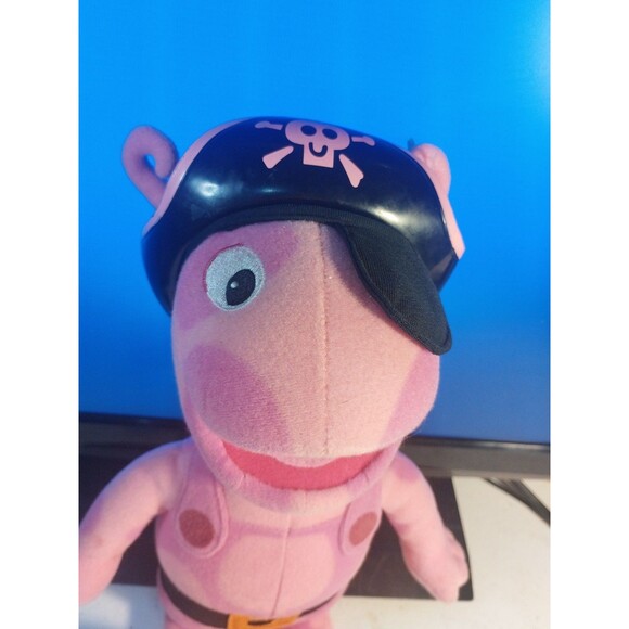 Backyardigans Uniqua Captain Pirate Plush Toy Sing Talk Fisher-Price 2005 *Works - Picture 2 of 4